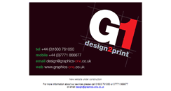 Desktop Screenshot of graphics-one.co.uk